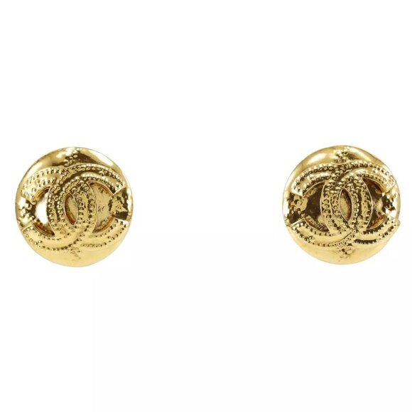 CHANEL Earring Plated Gold 18.8g Women